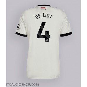 Manchester United Matthijs de Ligt #4 Terza Maglia 2024-25 Manica Corta